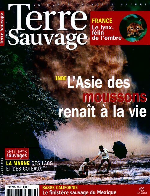 Livrenpoche : Terre sauvage n°176 : L'Asie des moussons renaît à la vie - Collectif - Livre
