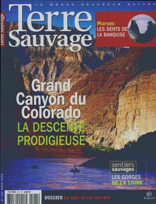Livrenpoche : Terre sauvage n°181 : Gand canyon du Colorado - Collectif - Livre