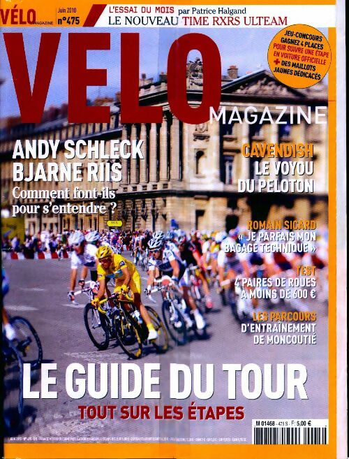 Livrenpoche : Vélo n°475 : Le guide du tour - Collectif - Livre