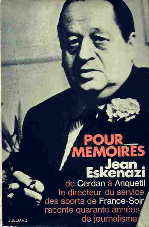 Livrenpoche : Pour mémoires - Jean Eskenazi - Livre