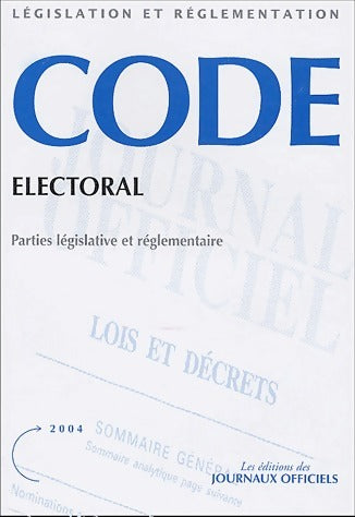 Livrenpoche : Code électoral. Parties législative et réglementaire - Collectif - Livre