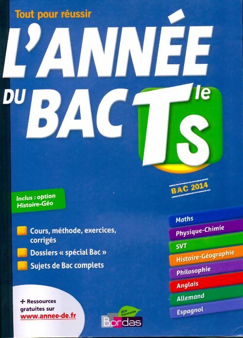 Livrenpoche : Année du bac Terminale S - Gabriel Boissière - Livre