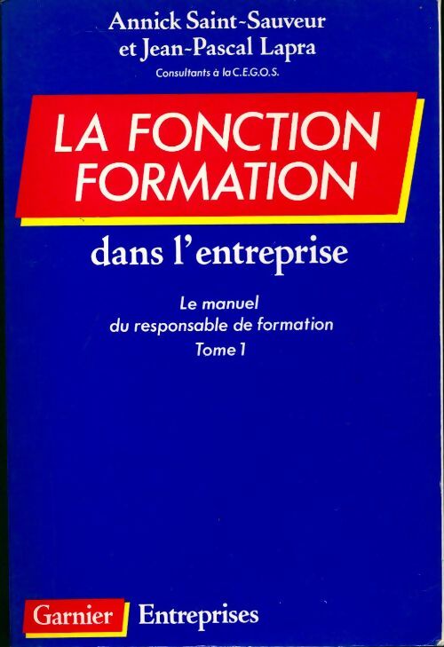 Livrenpoche : La fonction formation dans l'entreprise - Lapra - Livre