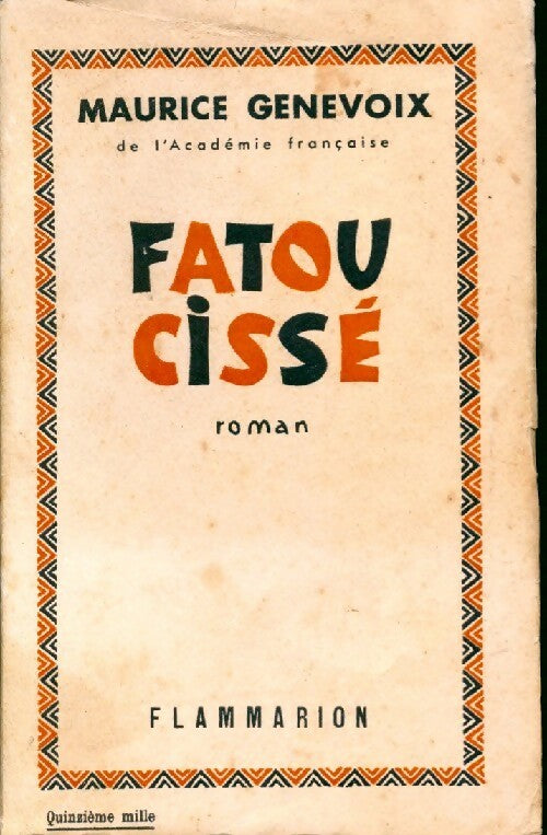 Fatou cissé - Maurice Genevoix - Livre