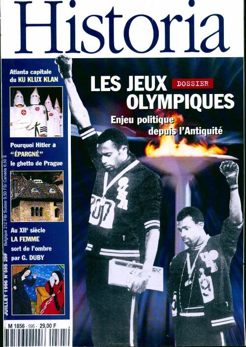 Historia n°595 : Les jeux olympiques - Collectif -  Historia - Livre