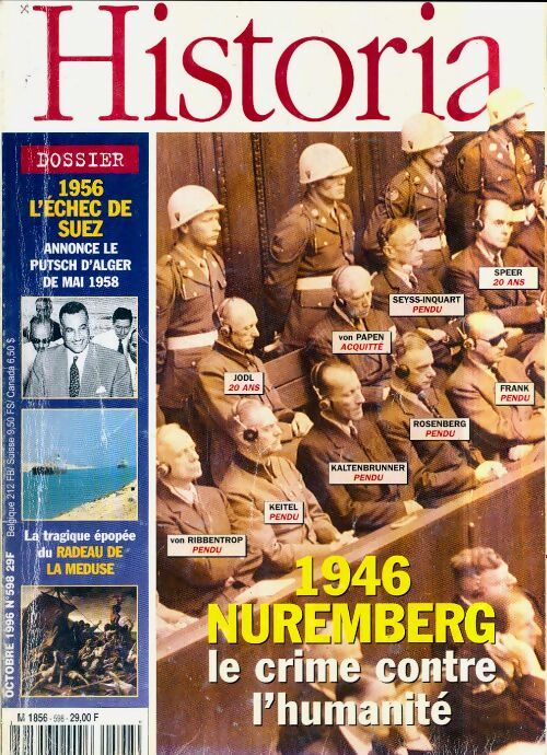 Livrenpoche : Historia n°598 : 1946, Nuremberg - Collectif - Livre