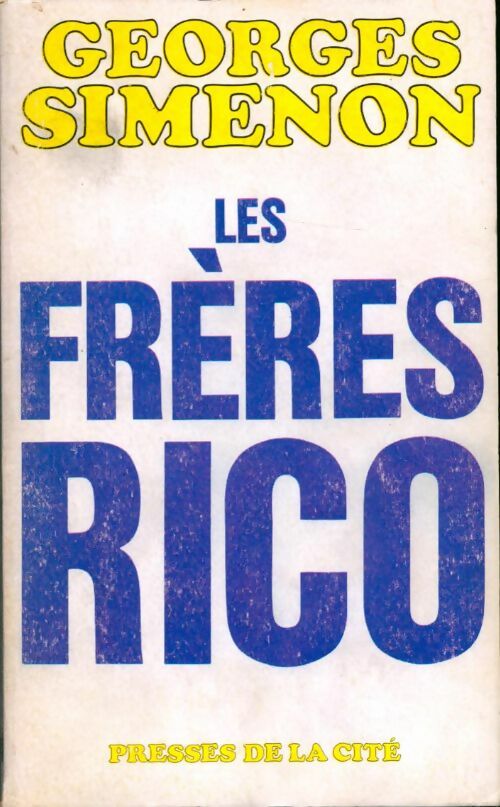 Livrenpoche : Les frères Rico - Georges Simenon - Livre