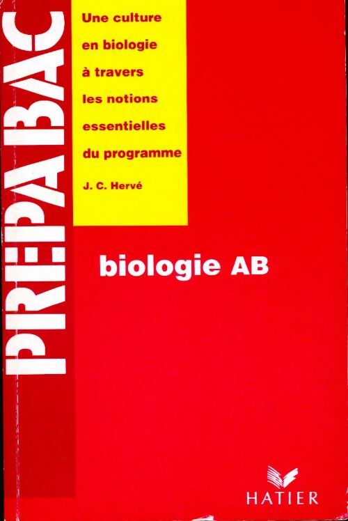 Livrenpoche : Biologie A, B - Jean-Claude Hervé - Livre