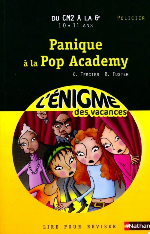 Panique à la Pop Academy - Karine Tercier -  L'énigme des vacances - Livre
