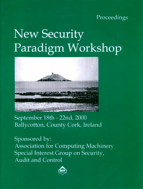 Livrenpoche : New security paradigm workshop - Collectif - Livre