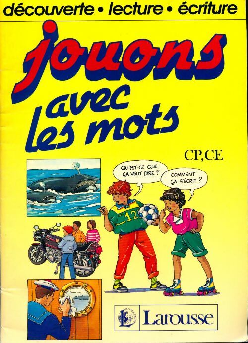 Livrenpoche : Jouons avec les mots CP, CE - Michel Boulicaut - Livre