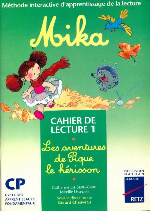 Livrenpoche : Mika CP cahier de lecture n°1 - Gérard Chauveau - Livre