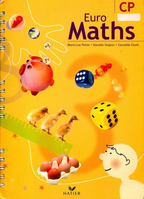 Euro maths CP - Marie-Lise Peltier -  Hatier GF - Livre