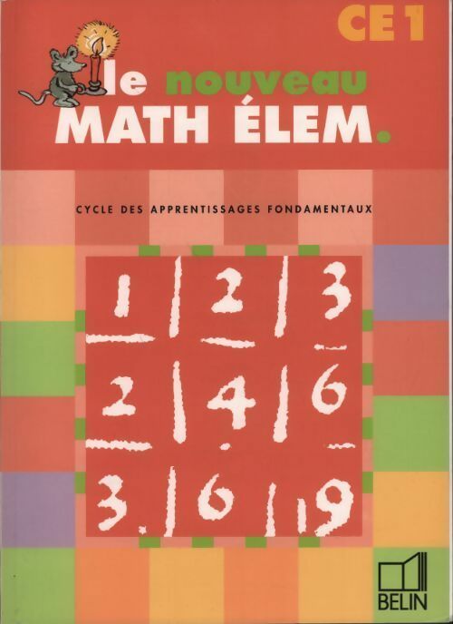 Livrenpoche : Le nouveau math élem. CE1 - Denis Stoecklé - Livre