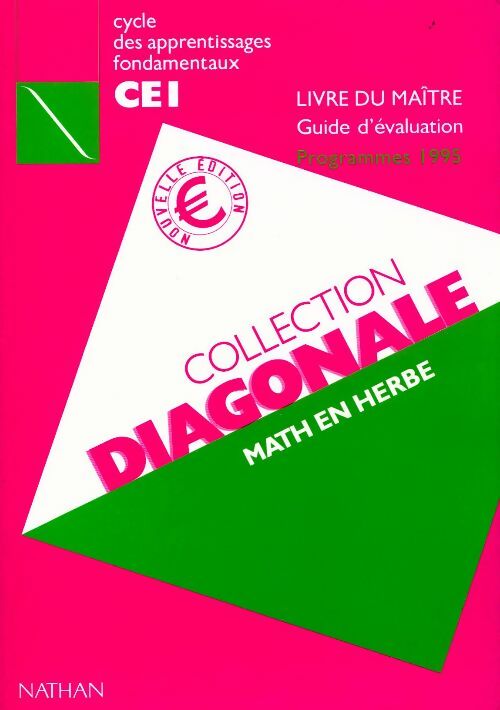 Livrenpoche : Math en herbe CE1. Livre du maître - Collectif - Livre