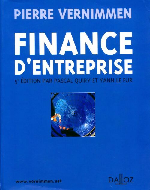 Livrenpoche : Finance d'entreprise - Pierre Vernimmen - Livre