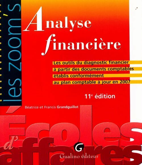 Livrenpoche : Analyse financière - Béatrice Grandguillot - Livre