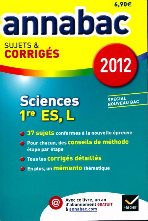 Livrenpoche : Sciences 1ère ES, L - Collectif - Livre