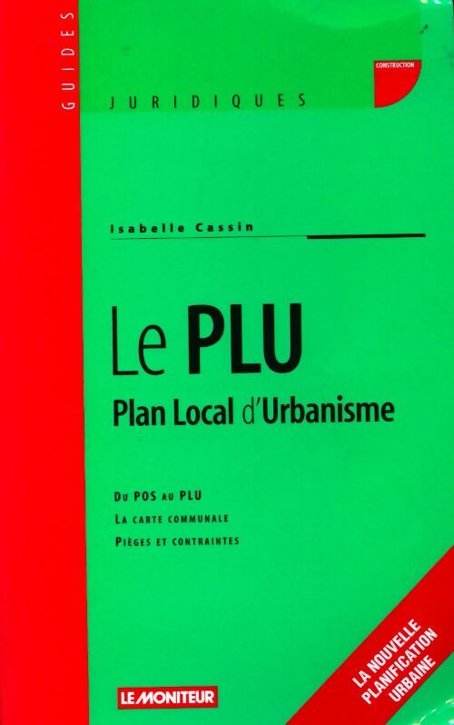 Livrenpoche : Le PLU ou plan local d'urbanisme - Isabelle Cassin - Livre