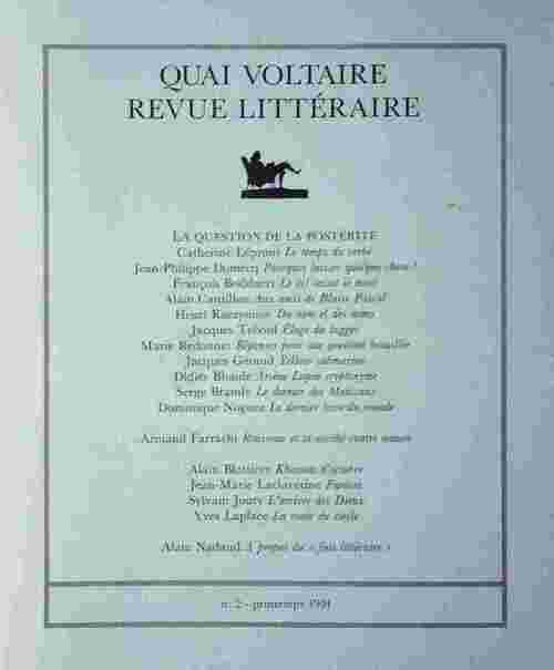 Livrenpoche : La question de la postérité - Collectif - Livre