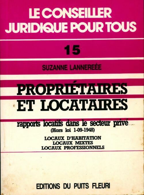 Livrenpoche : Propriétaires et locataires - Suzanne Lannerée - Livre