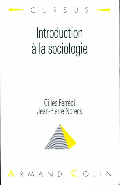 Livrenpoche : Introduction à la sociologie - Jean-Pierre Noreck - Livre
