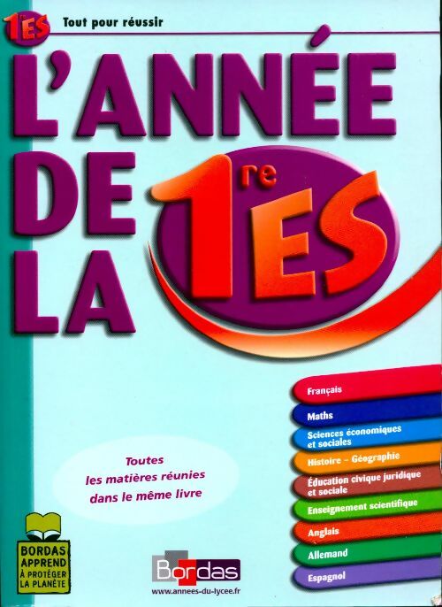 Livrenpoche : L'année de la première ES - Collectif - Livre