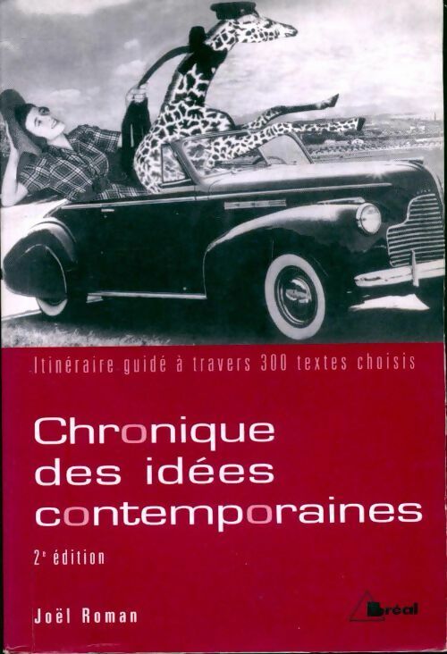 Chroniques des idées contemporaines - Joël Roman - Livre