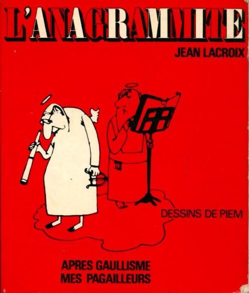 L'anagrammité - Jean Lacroix - Livre