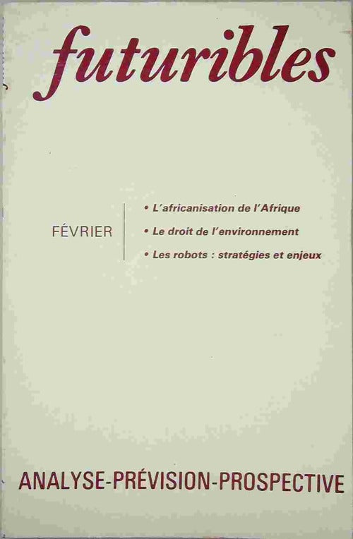 Livrenpoche : Futuribles n°41 - Collectif - Livre
