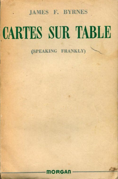 Livrenpoche : Cartes sur table - James F. Byrnes - Livre