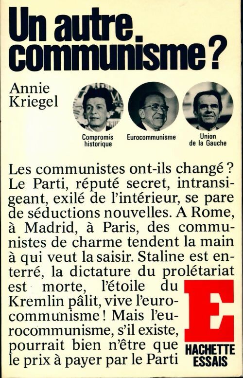 Livrenpoche : Un autre communisme ? - Annie Kriegel - Livre