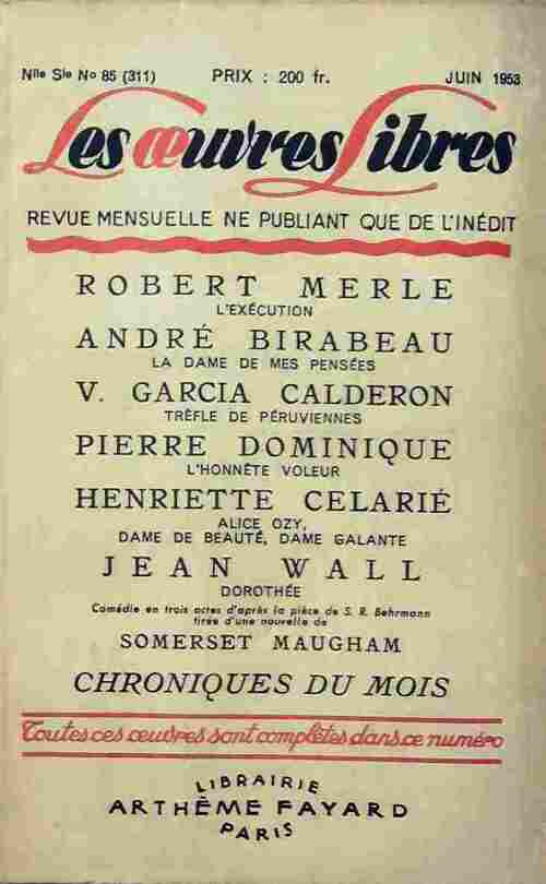 Livrenpoche : L'exécution / La dame de mes penseés / Trèfle de péruviennes / ... - Collectif - Livre