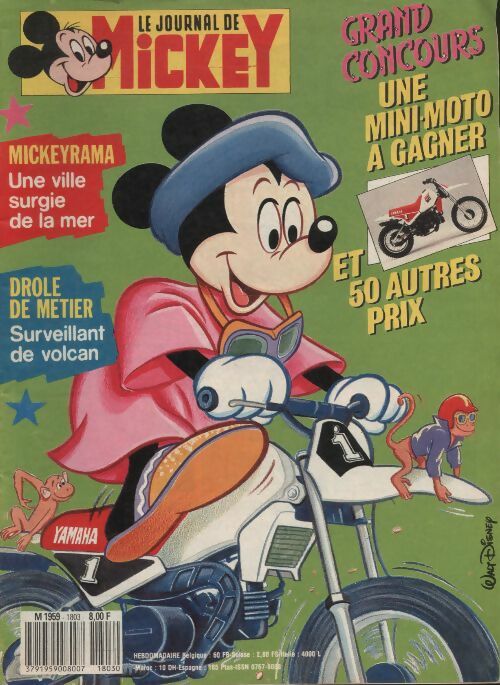 Livrenpoche : Le journal de Mickey n°1803 : Mickeyrama, une ville surgie de la mer - Disney - Livre