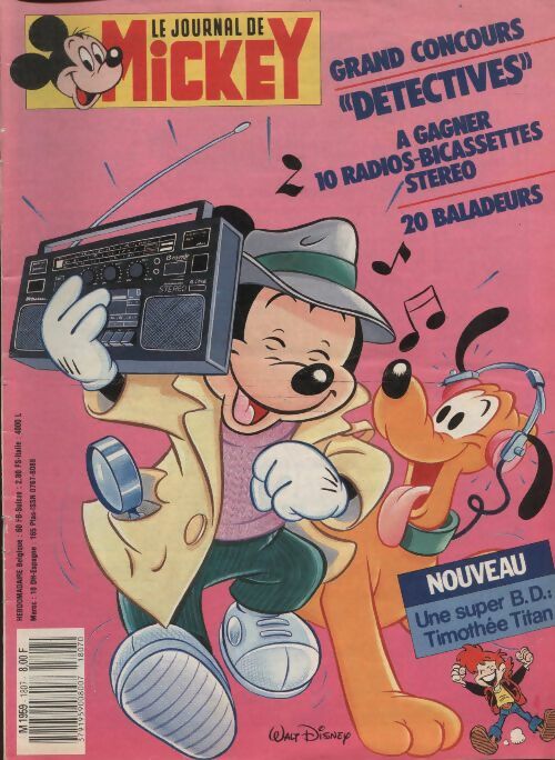Livrenpoche : Le journal de Mickey n°1807 : Une nouvelle bd, Timothée Titan - Disney - Livre