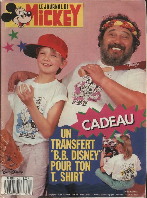 Livrenpoche : Le journal de Mickey n°1823 - Disney - Livre