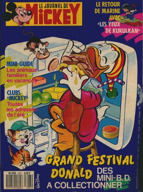 Livrenpoche : Le journal de Mickey n°1827 : Grand festival Donald - Disney - Livre