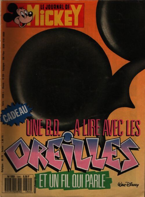 Le journal de Mickey n°1844 - Disney - Livre