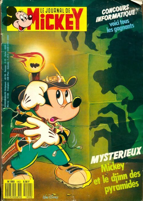 Livrenpoche : Le journal de Mickey n°1902 : Mickey et le djinn des pyramides - Disney - Livre
