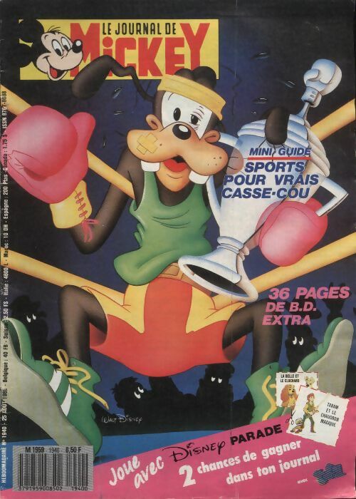 Livrenpoche : Le journal de Mickey n°1940 : sports pour vrai casse-cou - Disney - Livre