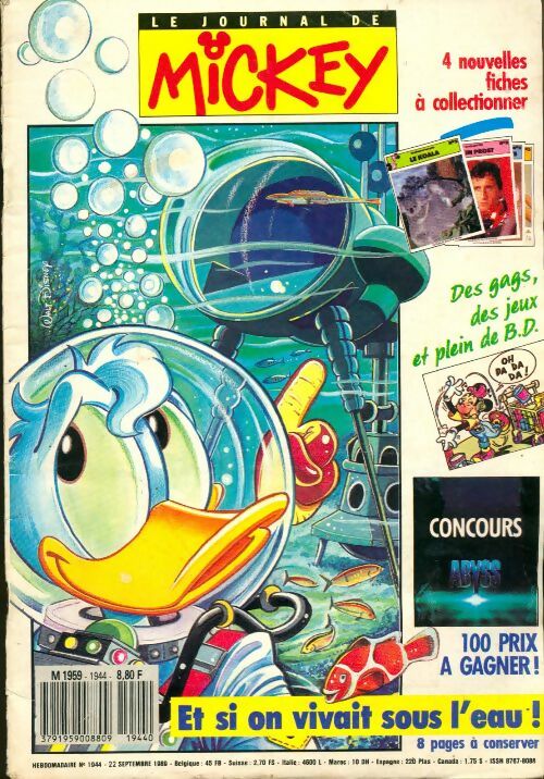Livrenpoche : Le journal de Mickey n°1944 : Et si on vivait sous l'eau ! - Disney - Livre
