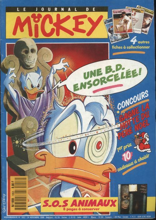 Livrenpoche : Le journal de Mickey n°1953 : une BD ensorcelée - Disney - Livre