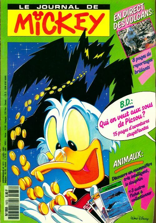 Livrenpoche : Le journal de Mickey n°1973 : En direct des volcans - Disney - Livre