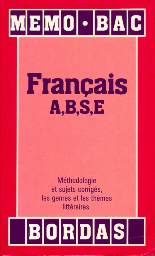 Livrenpoche : Français A,B,S, E - Josiane Kerleroux - Livre