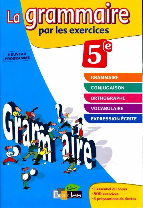 Livrenpoche : La grammaire par les exercices 5e - Joëlle Paul - Livre