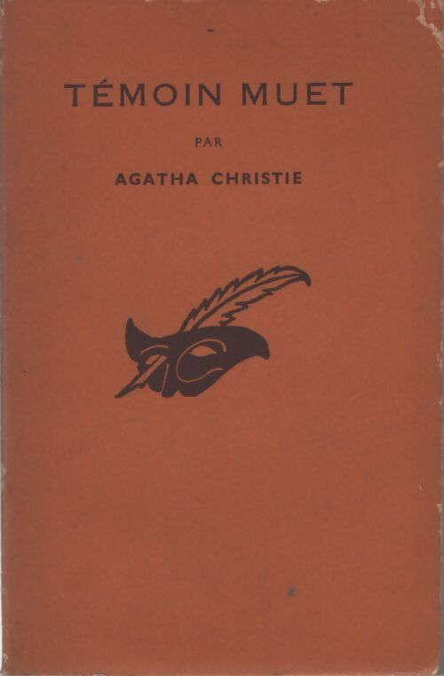 Témoin muet - Agatha Christie - Livre