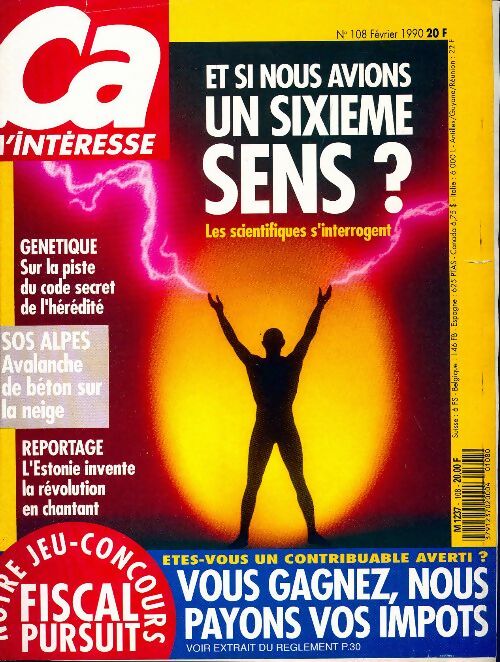 Livrenpoche : Ca m'intéresse n°108 : Et si nous avions un sixième sens ? - Collectif - Livre
