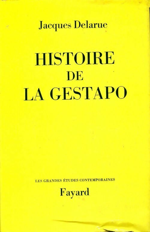 Livrenpoche : Histoire de la Gestapo - Jacques Delarue - Livre