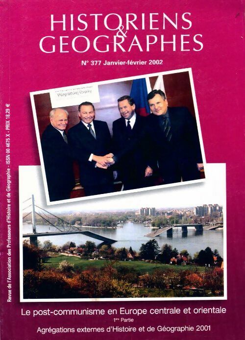 Livrenpoche : Historiens et géographes n°377 : Le post communisme en Europe centrale et orientale 1ère partie - Collectif - Livre
