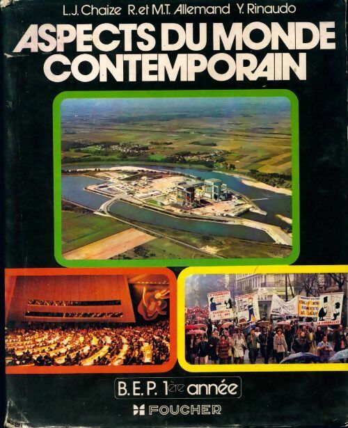 Livrenpoche : Aspects du monde contemporain BEP 1ère année - L.J. Chaize - Livre